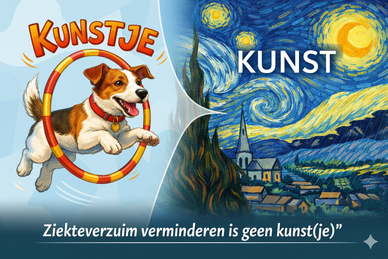 Ziekteverzuim verminderen is geen kunst(je)